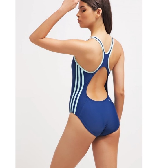 blue adidas swimsuit